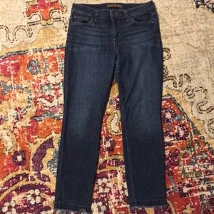 Joes straight ankle blue jeans
